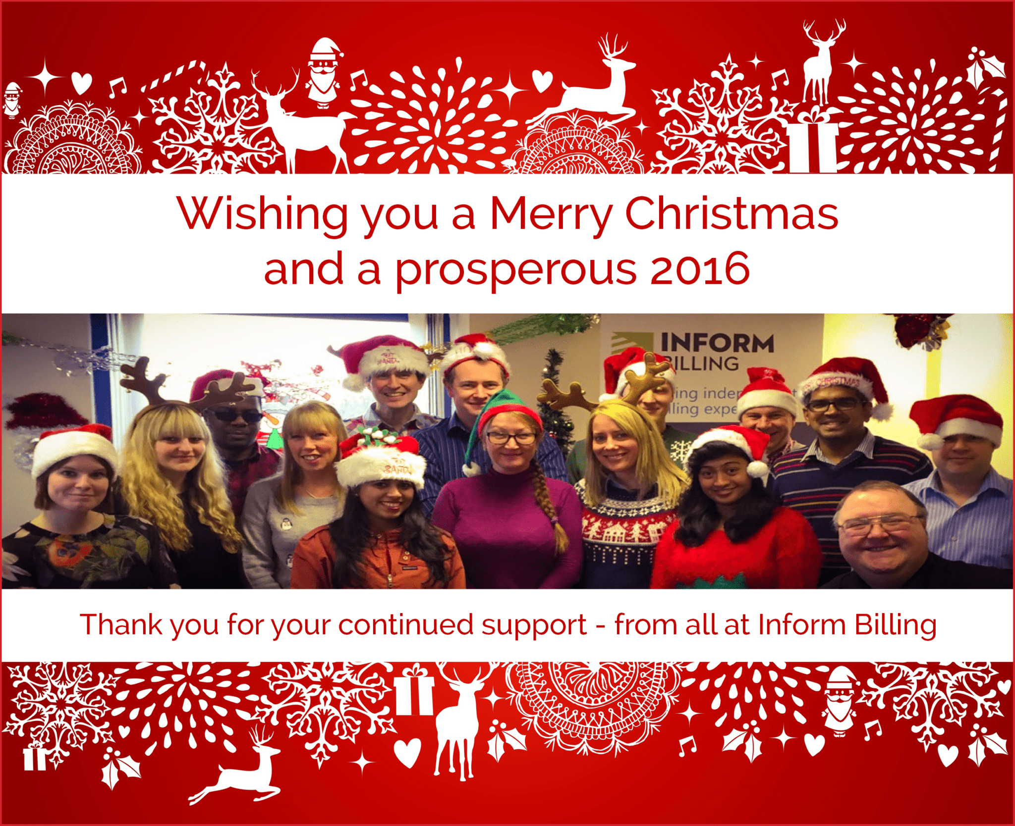 Merry Christmas from all at Inform Billing