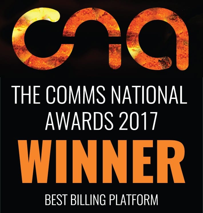 Best Billing Platform award winner 2017